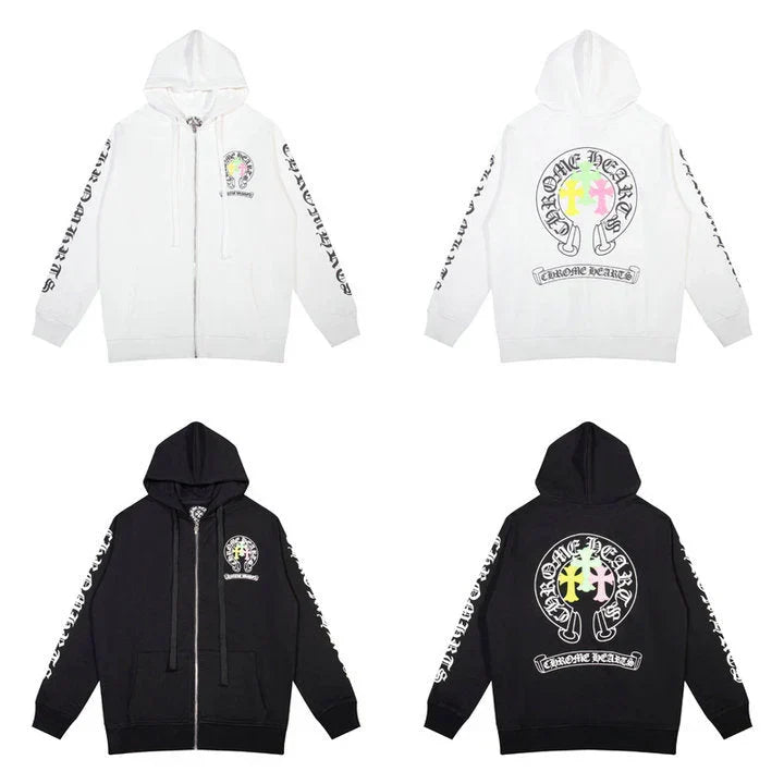 Chrome Hearts Zip Up Hoodie K5012 Chrome Hearts