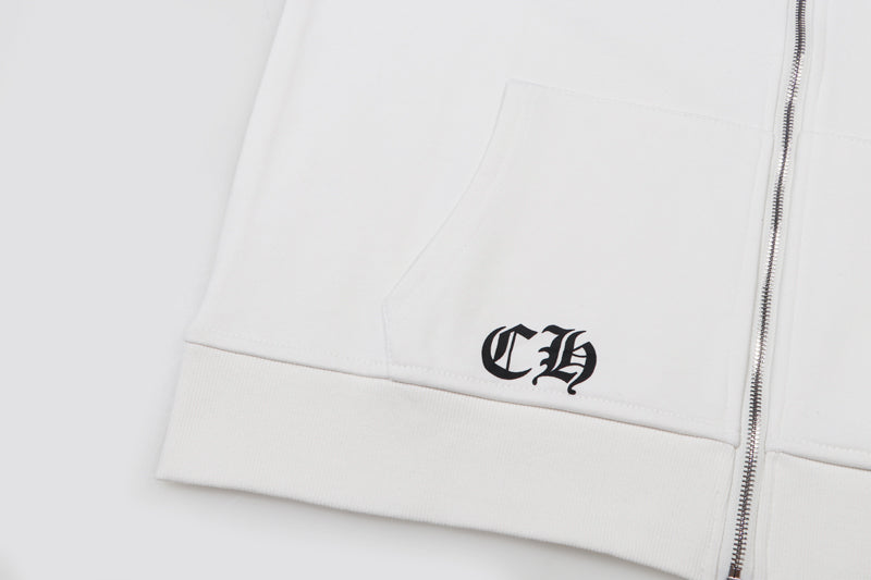 Chrome Hearts New Zip Up Hoodie -5015 Chrome Hearts
