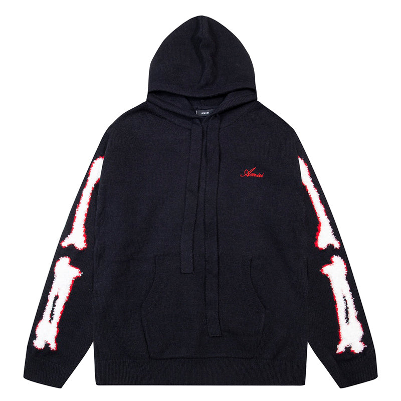 AMIRI Black Core Knitted Sweater Hoodie AMIRI
