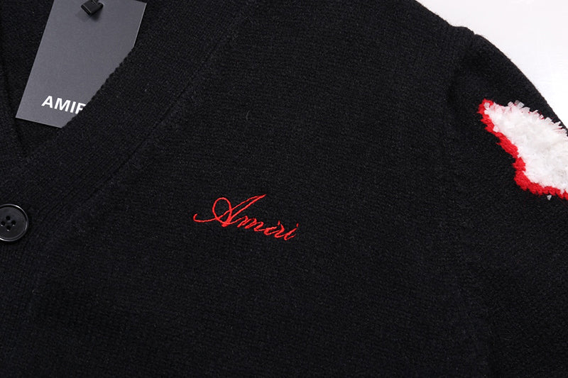 AMIRI Black Core Knitted Sweater Hoodie AMIRI