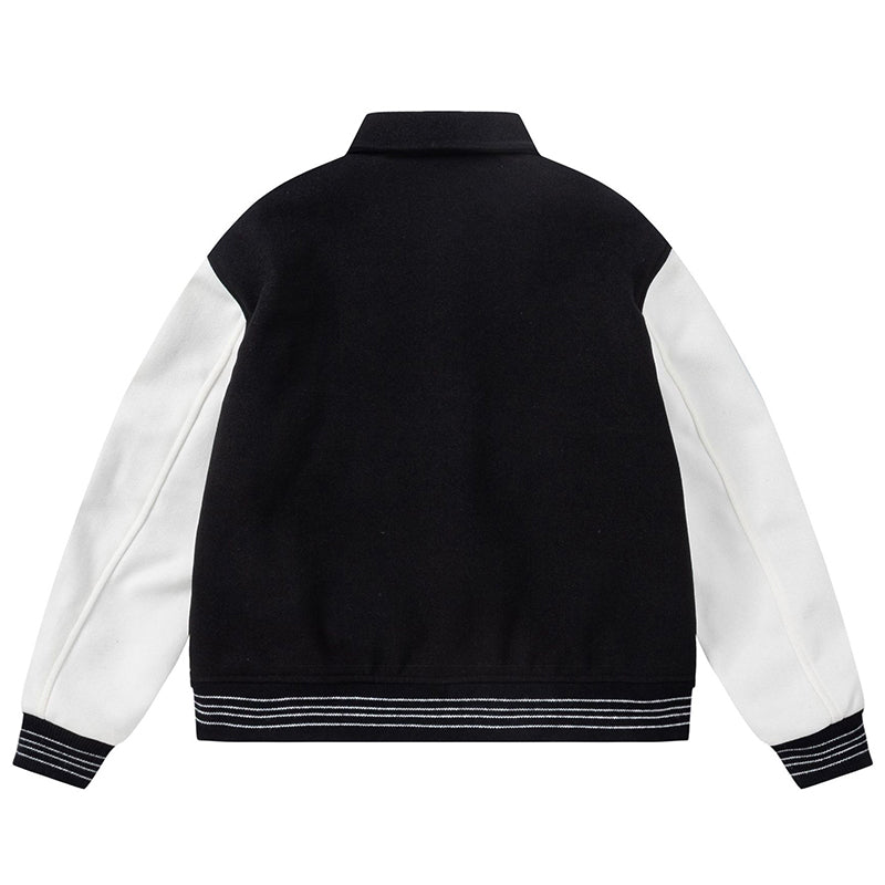 AMIRI bone embroidered baseball jacket AMIRI