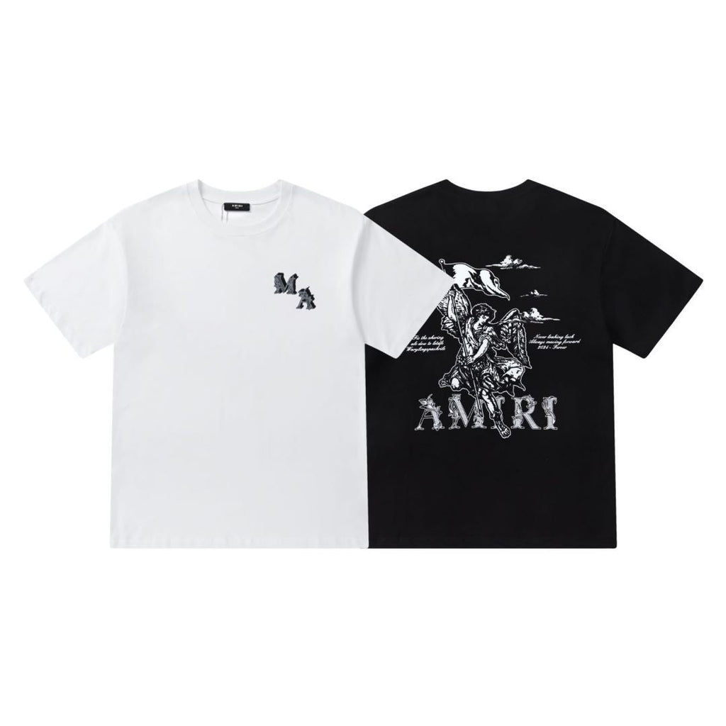 AMIRI Angel-print cotton-jersey T-Shirt AMIRI