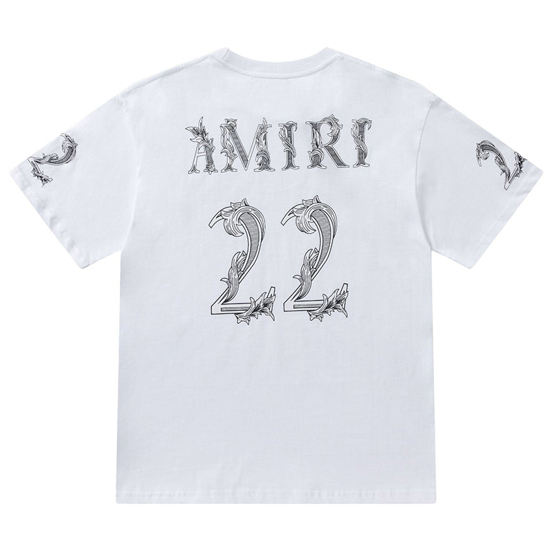 Amiri 22 Logo-Printed Crewneck T-Shirt AMIRI
