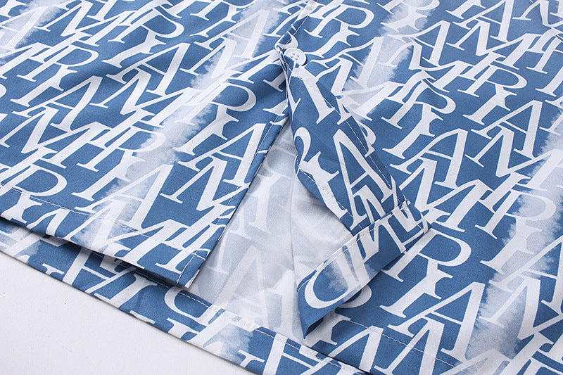 Amiri Allover Logo Printed Shirt AMIRI