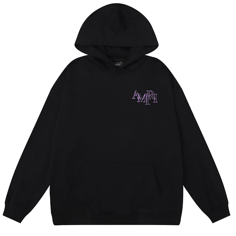 AMIRI Logo-Print Classic Hoodie AMIRI