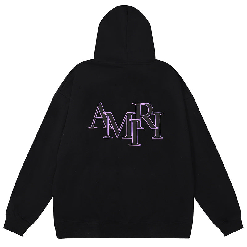 AMIRI Logo-Print Classic Hoodie AMIRI