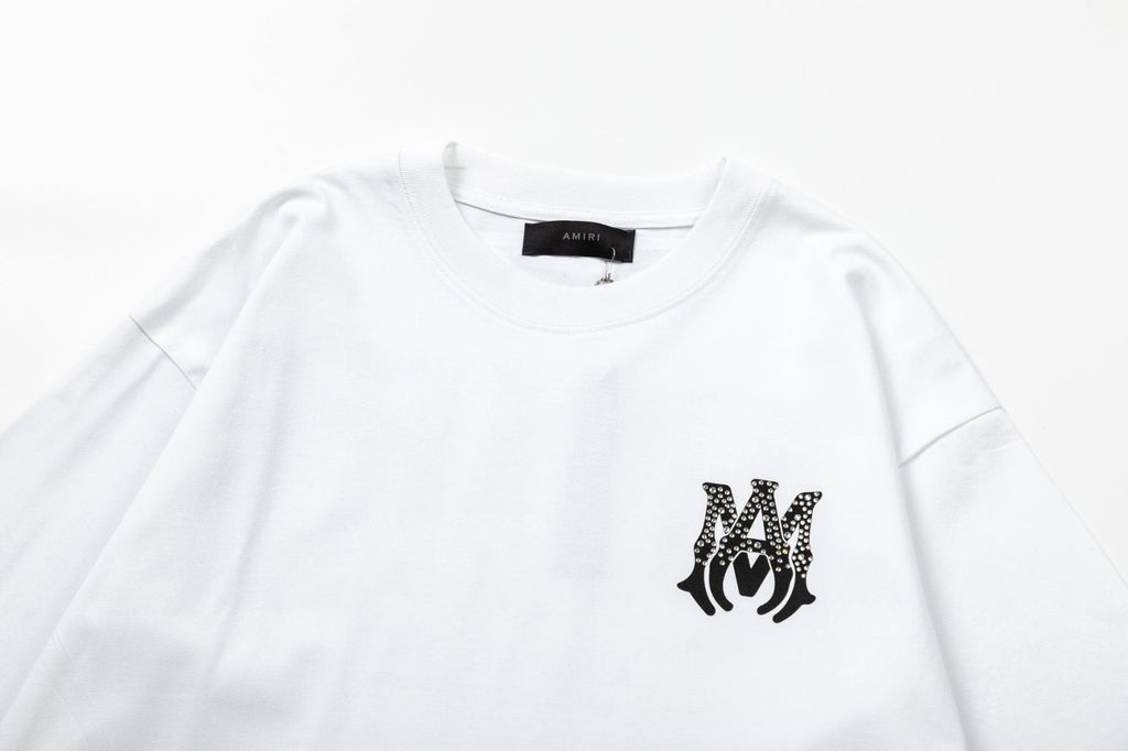 AMIRI  AM Logo Cotton Jersey T-Shirts AMIRI