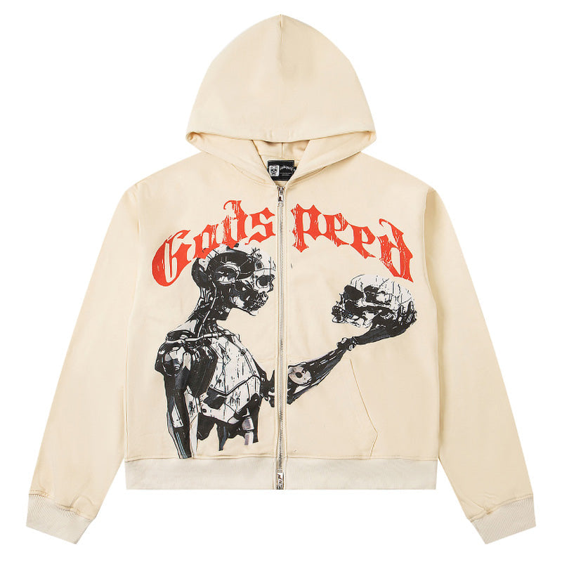 Godspeed Mankind vs Ai Zip Up Hoodies Godspeed
