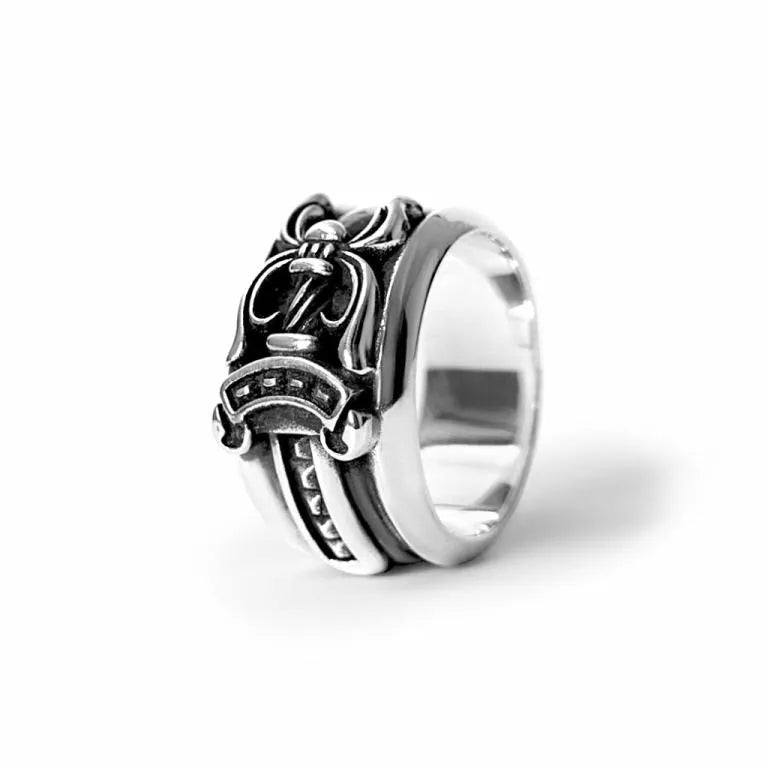 CHROME HEARTS DAGGER RING 8 CH-Chrome Hearts