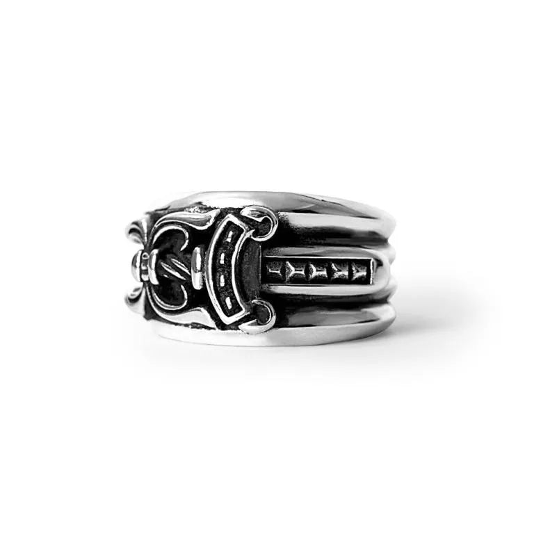 CHROME HEARTS DAGGER RING 8 CH-Chrome Hearts