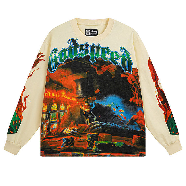 GODSPEED Life's A Gamble Long Sleeve T-Shirt Godspeed