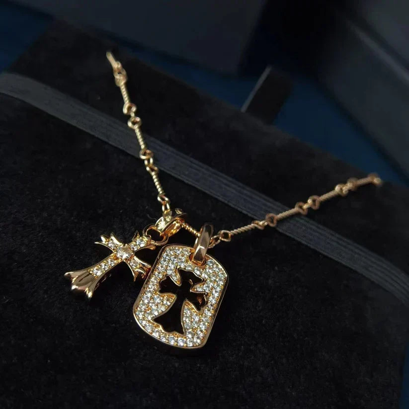 Chrome Hearts XS FILIGREE CROSS PENDANT WITH BAIL CH-Chrome Hearts