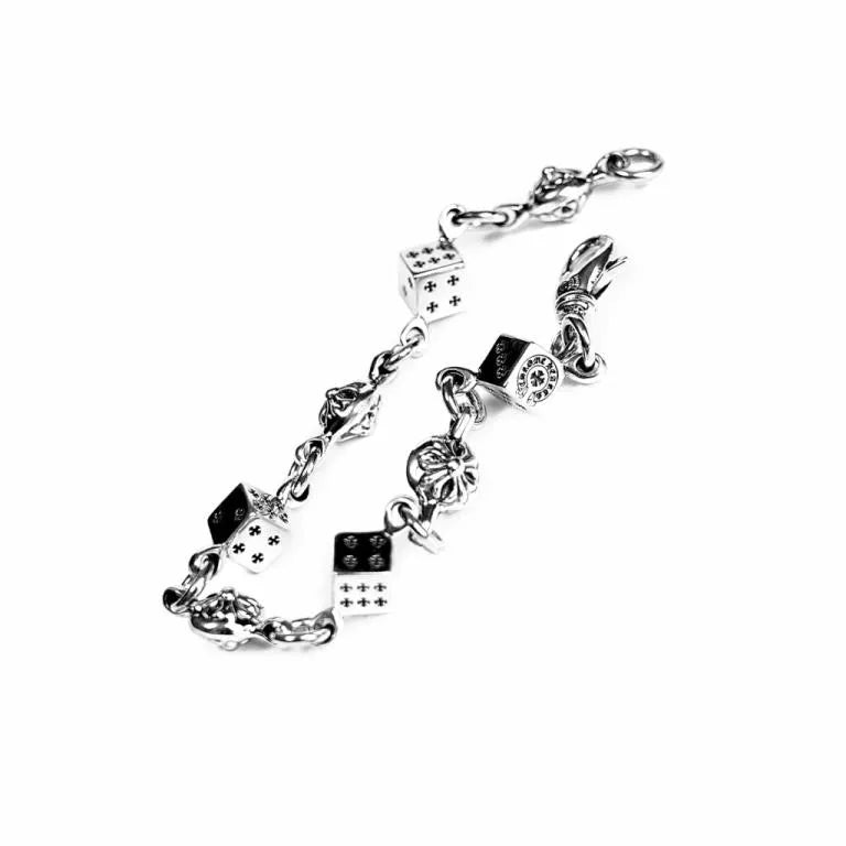 DICE AND CROSSBALL BRACELET 4 CH-Chrome Hearts