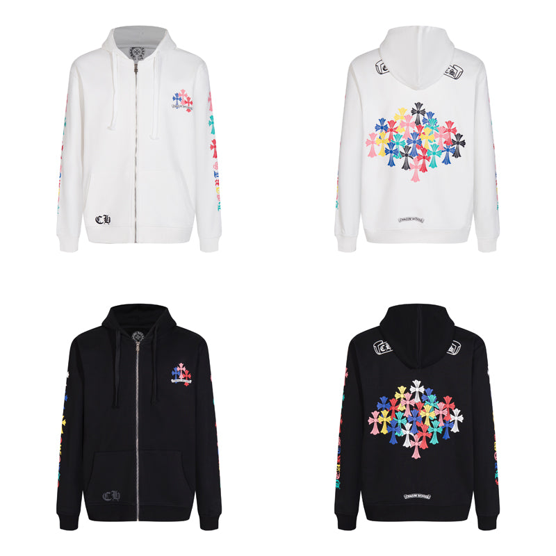 Chrome Hearts New Zip Up Hoodie -5015 Chrome Hearts