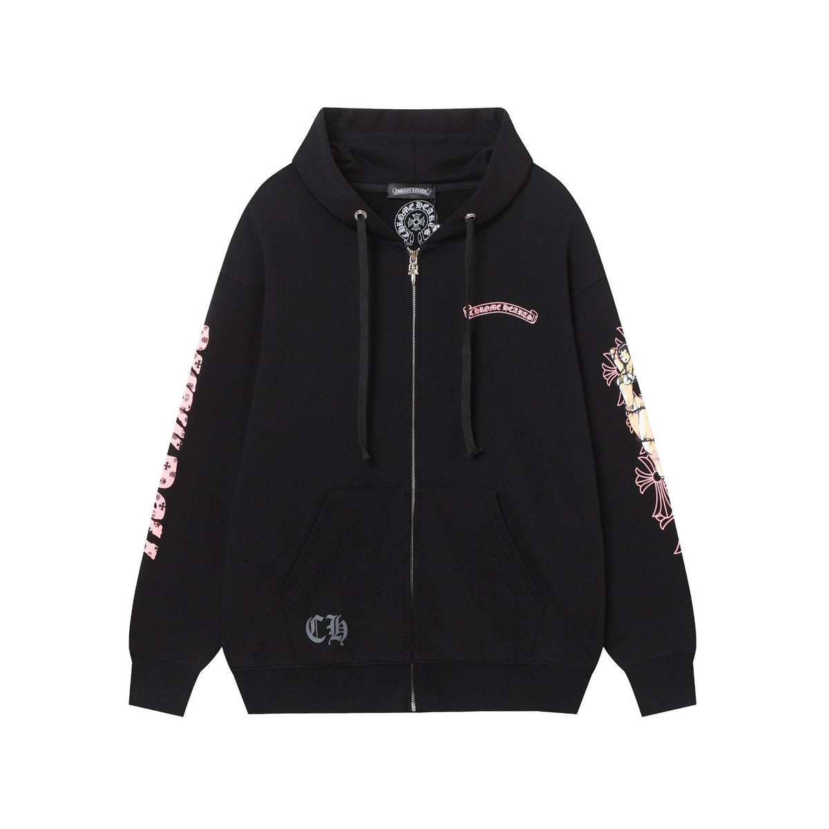 Chrome Hearts New Zip Up Hoodie 8660 Chrome Hearts