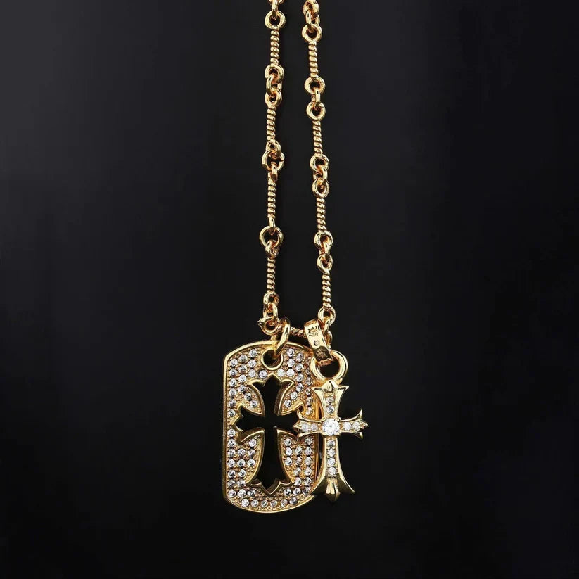 Chrome Hearts XS FILIGREE CROSS PENDANT WITH BAIL CH-Chrome Hearts
