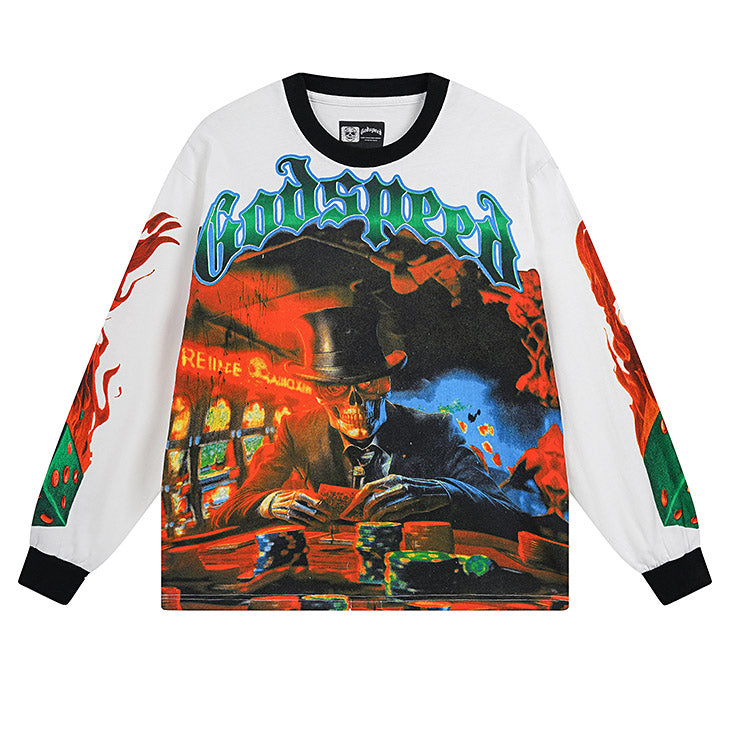 GODSPEED Life's A Gamble Long Sleeve T-Shirt Godspeed