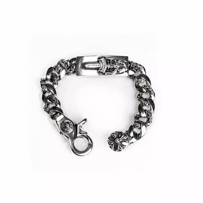 DAGGER ID FANCY LINK CLIP BRACELET 6