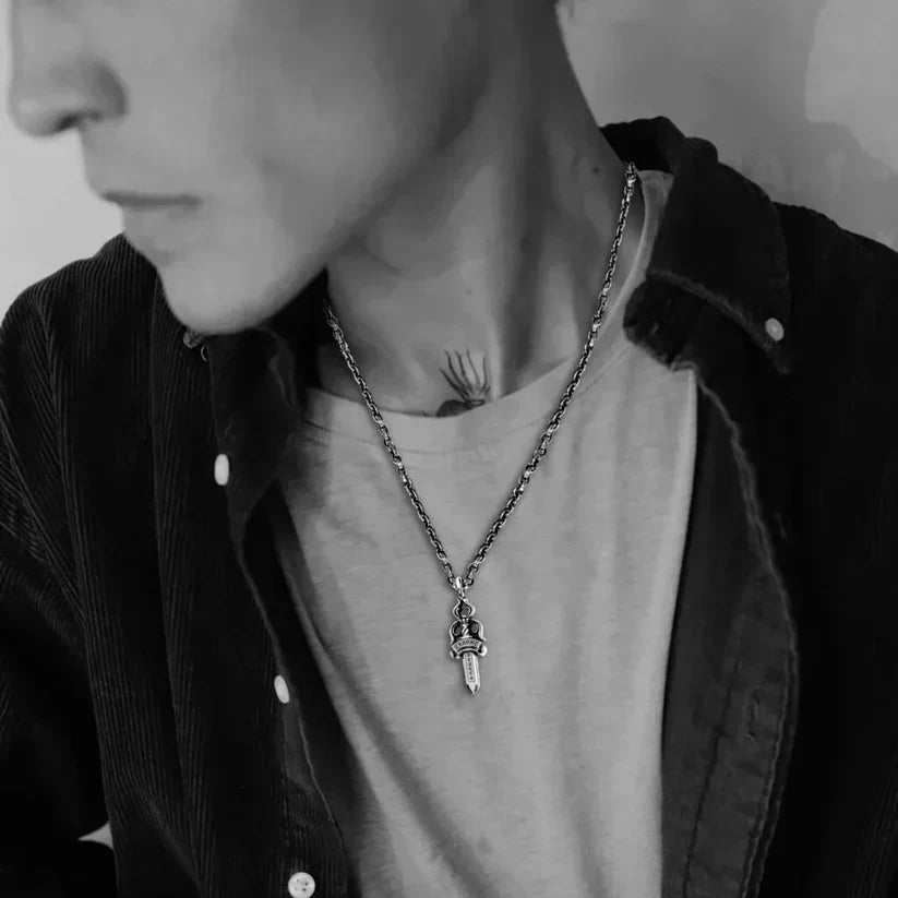 Chrome Hearts DOUBLE DAGGER PENDANT CH-Chrome Hearts