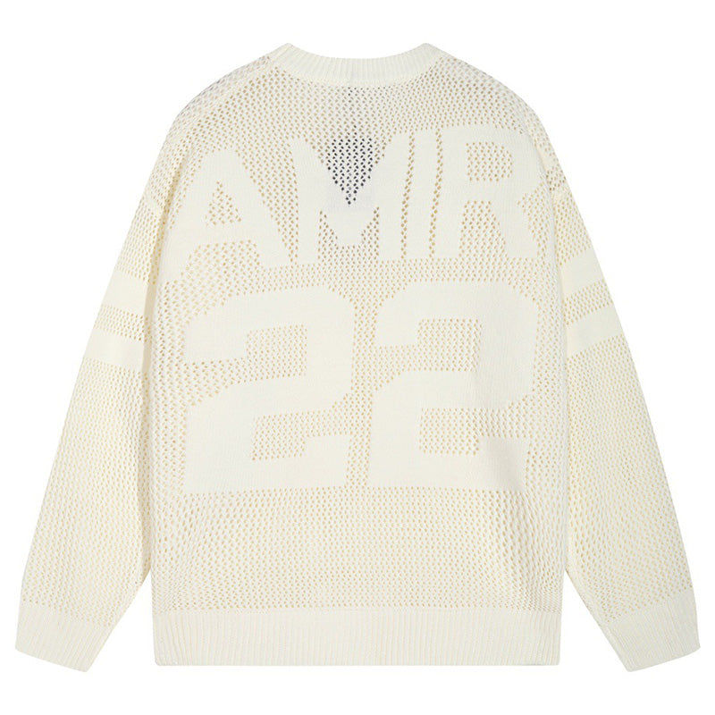 AMIRI 22 Crew Open Stitch Sweaters AMIRI