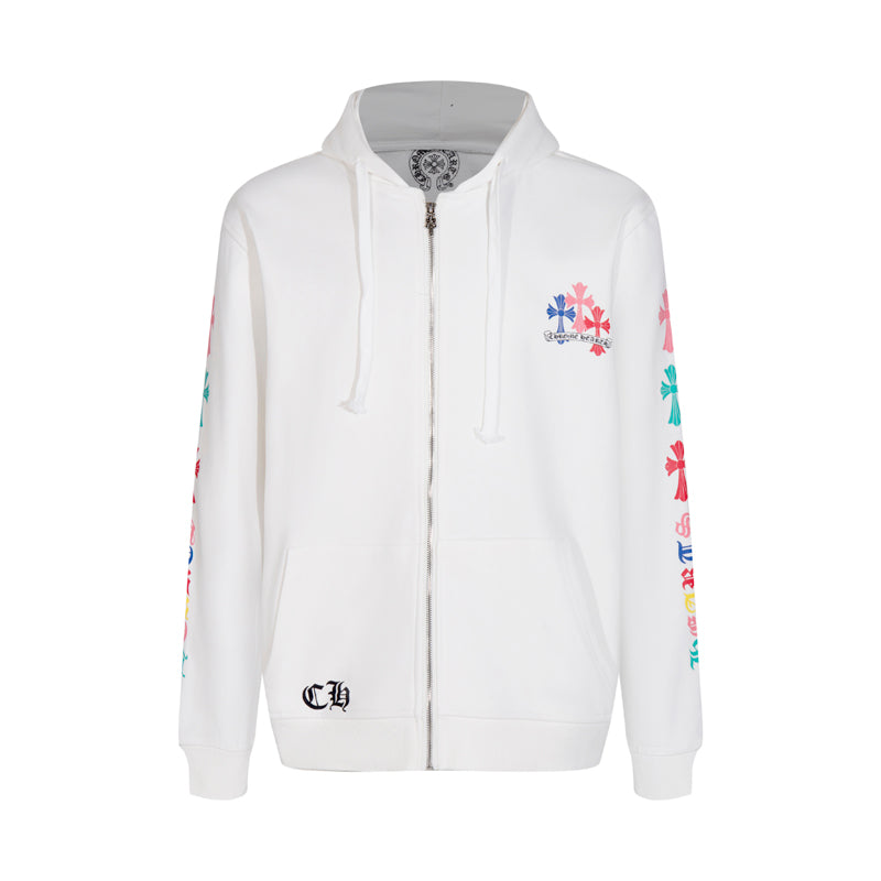 Chrome Hearts New Zip Up Hoodie -5015 Chrome Hearts
