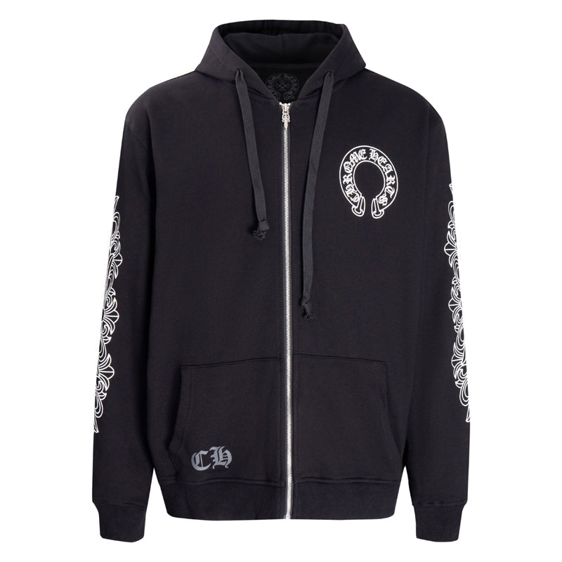 Chrome Hearts New Zip Up Hoodie -5001 Chrome Hearts