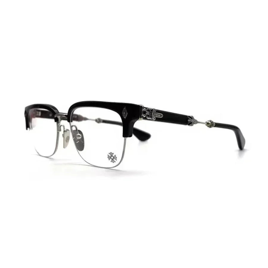 Chrome Hearts Evagilist Diamond BK/SS Glasses CH-Chrome Hearts