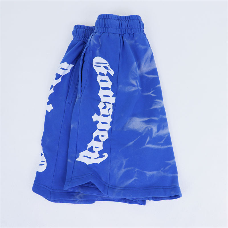 Godspeed Letter Print Shorts #8782 Godspeed