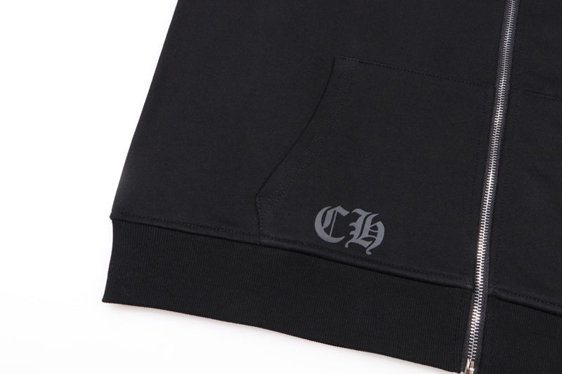 Chrome Hearts New Zip Up Hoodie -5015 Chrome Hearts