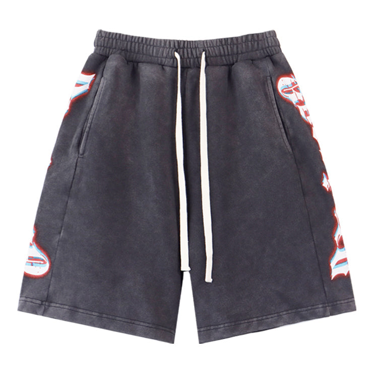 Godspeed Lettering Pattern Shorts #8770 Godspeed